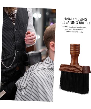 Angoily Hair Brush Barber Brush Barber Shaving Brush Neck Duster Hair Cleaning Brush Hair Cleaner Brush Hair Salon Brush Hair Cutting Brush Razor Brush Hair Comb Modeling Wood - Buy Online on GoSupps.com