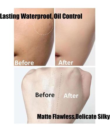 Oil Control Facial Powder-Matte Smooth Setting Powder Waterproof Long-Lasting Setting Powder for Face Show Soft Focus Finish Flawless Lightweight Face Cosmetics (Natural Color) - Buy Online on GoSupps.com