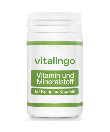 Vitamin and mineral complex - 60 capsules of 965mg each with AZ vitamins and minerals