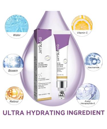 Vitamin C Eye Cream | Hydrating Anti-Aging Moisturizer for Dark Circles & Puffiness | Retinol Eye Wrinkle Treatment - Buy Online on GoSupps.com