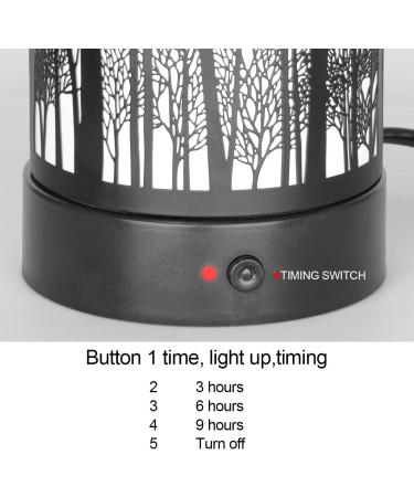 Hituiter Electric Wax Melt Warmer with Timer | Fragrance Warmer for Scented Wax Melts | 3/6/9 H Classic Timing | Night Light Design | Home Accessories - Buy Online on GoSupps.com