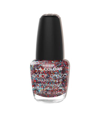 L.A. COLORS Color Craze Nail Polish (CNP500-645) Confetti CNP548 0.44 Fluid Ounce
