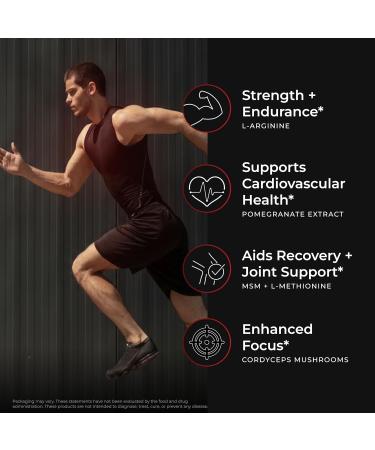 RAW Synergies Men s Vitality L-Arginine & Cordyceps for Strength Heart & Focus Performance Support Supplement 30 Servings - Buy Online on GoSupps.com