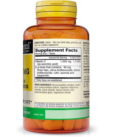 Mason Natural Vitamin C 1000mg - 90 Tablets for Immune Support & Antioxidant Boost - Buy Online on GoSupps.com