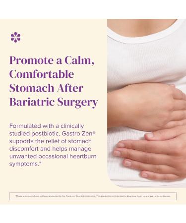 BariMelts Gastro Zen with Gastro-AD for GLP-1 Users and Bariatric Patients - Postbiotics for Heartburn Relief & Gut Health - 60 Smooth-Coated Caplets (1-Month Supply) - Buy Online on GoSupps.com