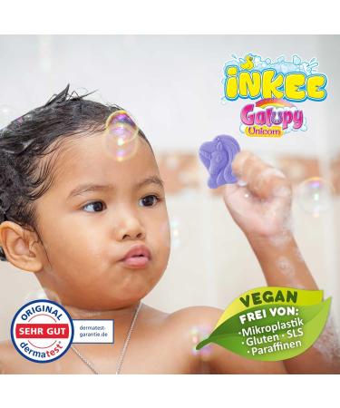 Inke Bombs Kinder Galupy Mini Pack - 3 Bath Balls | Fun Colors & Chewing Gum Aroma | Jojoba Oil | 3x15g Unicorn Swimming Bombs - Buy Online on GoSupps.com