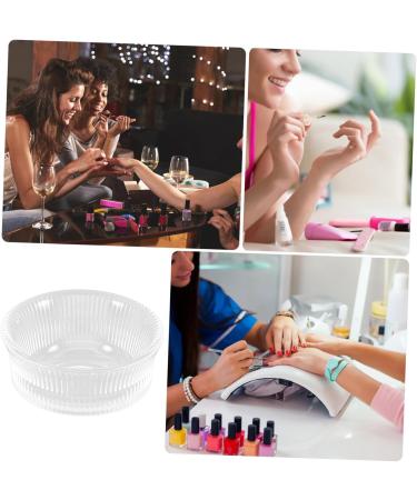 Ipetboom Glass Nail Cups nail dish bowl plate cup Manicure tools nail art liquid holder Accessories Japanese-style glass nail vertical stripes diamond wash pen Pen wash cup Acrylic - Buy Online on GoSupps.com