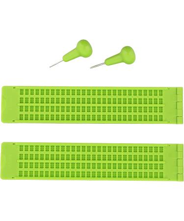 MonMed Braille Fingerboard Slate & Stylus - 4 Piece Writing Kit for Blind & Visually Impaired - Buy Online on GoSupps.com