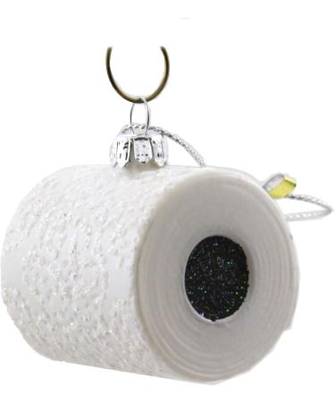 Holiday Ornament Survival Kit 2020 - Glass Santa Sanitizer Toilet Paper Ornaments - 3.0 Inches - Festive Decor for Unique Gifting - Go8127 - Buy Online on GoSupps.com