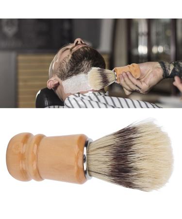Premium Shaving Cream Brush with Soft Bristles & Wooden Handle - Ideal Barber Brush for Men's Shaving - Buy Online on GoSupps.com