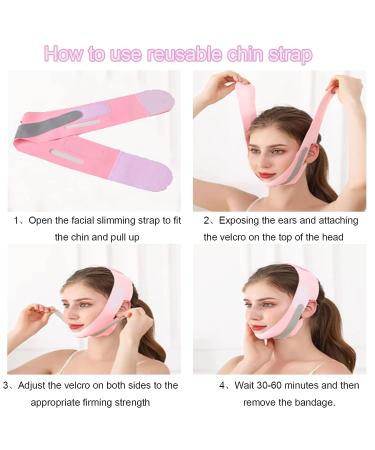 CHuikp Double Chin Reducer - Reusable Face Slimming Strap for V Line Lifting - Facial Lifting V Shaped Strap for Women and Men - Buy Online on GoSupps.com