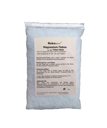 Rekosan Magnesium Chloride 47% MgCl2 Flakes from the Dead Sea 5 x 1 kg