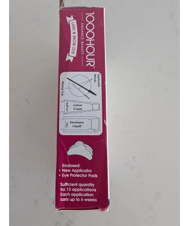 1000 Hour Professional Lash & Brow Kit - Long-Lasting Blue Black Brow Gel for Defined Brows - 12 Applications Up to 6 Weeks - Buy Online on GoSupps.com