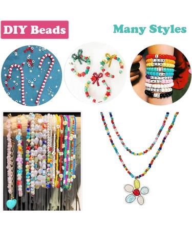 MontoSun Bracelet Making Kit - Pony Beads, Polymer Clay Beads, Charms, Flower, Smiley, Letter Beads - DIY Jewelry Making Kit for Girls 4-12 - Arts and Crafts Gift - Buy Online on GoSupps.com