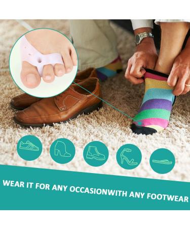 VINGVO Gel Toe Bunion Guards & Separators - Pain Relief for Overlapping Toes, Hammer Toe Straightener, Hallux Valgus Spacers - Buy Online on GoSupps.com