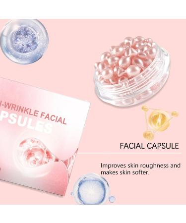  homomdy Anti-Wrinkle Face Capsules Anti-Aging Serum Moisturizing & Brightening Serum Lifting & Firming Smoothing Fine Lines & Anti-Wrinkles Nourishing & Repairing Improving Elasticity (1pcs) - Buy Online on GoSupps.com
