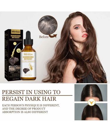  JPSDOWS Anti-Gray Hair Serum Ganoderma Nutrients Natural Darkening | The 30ml anti-gray hair serum promotes healthier thicker hair. - Buy Online on GoSupps.com