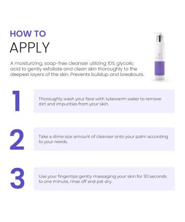 COME CLEAN Glycolic & Salicylic Acid Face Wash - Exfoliating Daily Cleanser for Acne pH Balanced No Toner Needed - International Shipping - Buy Online on GoSupps.com