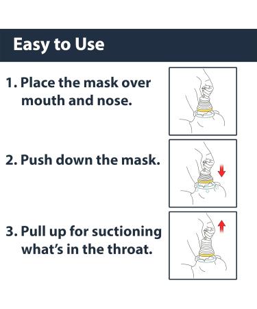 MeasuPro Portable Choking Rescue Device for Children & Adults - Quick First Aid Kit with Airway Suction and Carry Bag Ensuring Safety - Buy Online on GoSupps.com