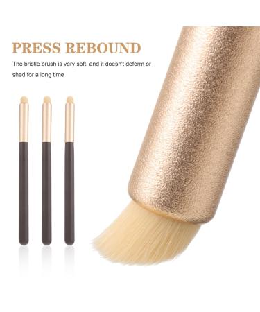Uonlytech 3pcs Lip Brush Set - Concealer Lipstick & Eyeshadow Makeup Brushes for Women & Girls - Perfect Travel Cosmetic Tools - Buy Online on GoSupps.com