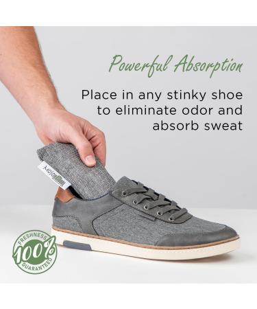 Moso Natural Air Purification Bags - Odor-Free Charcoal Bag for Shoes & Sports Gear (2 Pack) - Buy Online on GoSupps.com