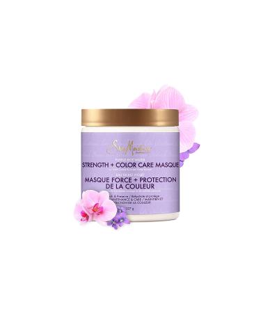 SheaMoisture Purple Rice Water Strength + Color Care Masque 8 oz | Nourish & Protect Color-Treated Hair - Buy Online on GoSupps.com