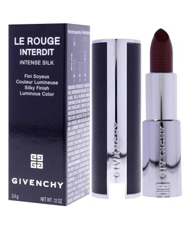 Givenchy Le Rouge Interdit Intense Silk Lipstick N334 Grenat Volontaire - Luxury Women's Lipstick - 0.11 oz - Shop Internationally - Buy Online on GoSupps.com
