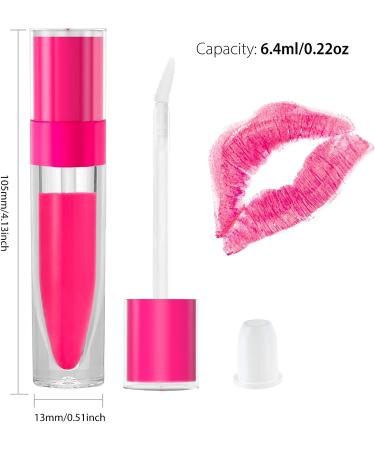 10 Pack RONRONS 6.4ml Empty Lip Gloss Bottles - Refillable, White, Wand Tip - Travel Size Lip Oil Vials for DIY Makeup - Buy Online on GoSupps.com