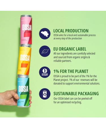  OSSA OSSA Elderflower Apple Energy Tea (24 x 250 ml) Refreshing Guayusa-Infused Boost Packed with Antioxidants for Natural Energy & Wellness - Buy Online on GoSupps.com