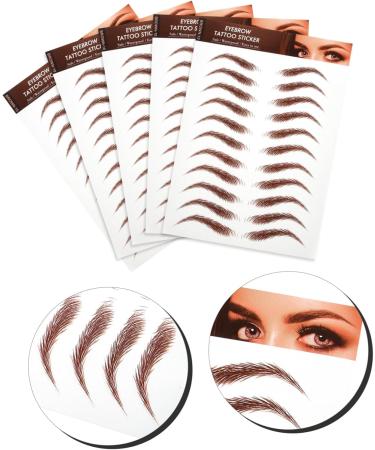 FOYTOKI 5 Sheets sticker makeup stickers grooming shaping eyebrow eye makeup supplies - Buy Online on GoSupps.com