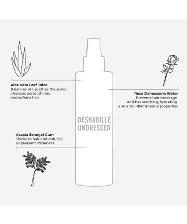 Hairstory Undressed Texturizing Spray - Sea-Salt Alternative for Beachy Waves - Long Lasting Hold & Moisturizing - 8oz - Buy Online on GoSupps.com