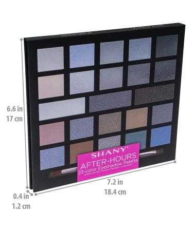 SHANY Eyeshadow Palette - 23 Pigmented Long-Lasting Matte & Shimmer Shades for All Skin Tones | After-Hours Makeup Palette - Buy Online on GoSupps.com