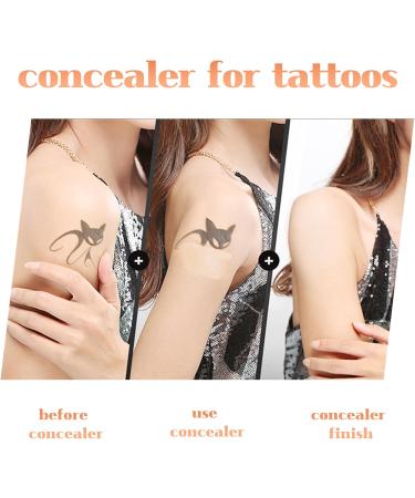 Tattoo Concealer Moisturizing Makeup For Legs And Body Full Coverage Waterproof Concealer For Women Tattoo Cover Up Makeup For Color Concealer Scar Cover - Buy Online on GoSupps.com
