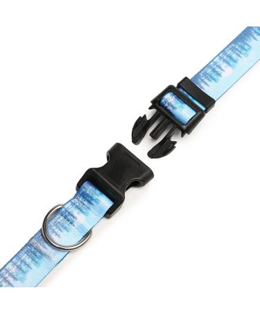 Mercano Adjustable Dog Collar - Soft Nylon Comfort & Durable Pattern for Small to Medium Dogs & Puppies (L Forest) - Buy Online on GoSupps.com