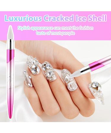 TIESOME Rhinestone Picker Dotting Tool Dotting Wax Pen Nail Rhinestone Picker Dotting Tool With 1 Extra Wax Tip Gem Picker Tool Rhinestone Pickup Applicator Tool For DIY Nail Art Crystals Diamonds - Buy Online on GoSupps.com