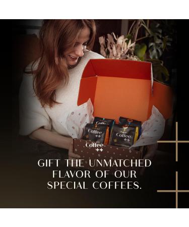 COFFEE++ Super Specialty Single Serve Pour Over Drip Coffee Gift for Mom & Dad - 100% Arabica - 84 SCA Grade - Medium Roast Ground - Cup of Excellence Grade 89+ - Pack of 4x10 Filter Packs - VARIETY ARARA - GEISHA - CLASSICO - GABRIEL - Buy Online on GoSupps.com