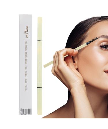 Eyebrow Pencil - Makeup Brow Pencil Double Headed Long-Lasting Professional Eyebrow Definer for Stays on All Day Creates Natural Daily Look Brown