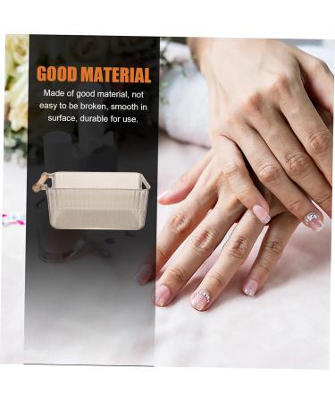 FRCOLOR Nail Soak Bowl Nail Art Accessory Nails Exfoliating Containers Nail Art Soak Bowl Nail Art Bowl Nail Manicure Bowls Trending Products 2023 Soaking Container Beech Organizer Wood 28x15.5cm Grey - Buy Online on GoSupps.com