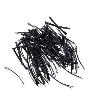Lurrose 100pcs Black U Shape Stainless Steel Hair Pins for Bun Updo - Ideal for All Hair Types | Durable & Stylish Hair Accessories - Buy Online on GoSupps.com