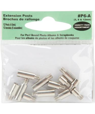 Pioneer P6A Extra Variety Pack 5 8 12mm Extension Posts - 6 Sets for Post Bound Albums - Buy Online on GoSupps.com