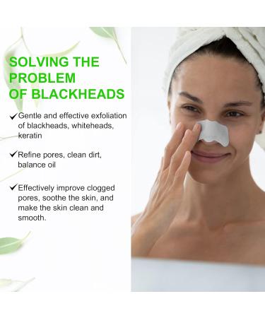 80 Pcs Bamboo Charcoal Blackhead Remover Strips - Deep Cleansing Pore Strips for Blackheads - Nose Pore Strips for Men and Women - Black - Buy Online on GoSupps.com