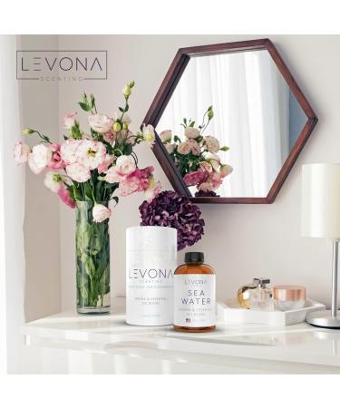 Levona Scent Essential Oil - Fresh Aroma for Home Office Hotel & Spa Perfect in Humidifiers and Diffusers Luxury Fragrance with Aqua Marine Lemon & Bergamot Notes - 700ml/ 23 fl oz Sea Water - Buy Online on GoSupps.com