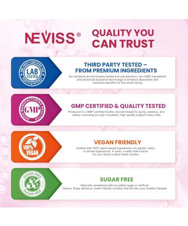 Liposomal L-Lysine Gummies 1200mg | High Absorption Immune & Skin Support | Vegan Amino Acid Supplement for Adults & Kids | Lips & Oral, Bone & Collagen Health | Non-GMO, Sugar-Free, 60 Gummies - Buy Online on GoSupps.com