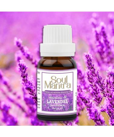 Soul Mantra Lavender Oil - Aromatherapy Essential Oil for Diffusers & Relaxation | 5ml 30ml Options - Buy Online on GoSupps.com