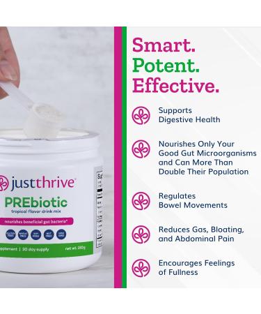 Just Thrive PREbiotic Powder - Digestive and Immune Support Supplement 150 g - Buy Online on GoSupps.com