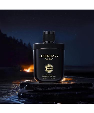 Hybrid & Company Legendary Black For Men Pour Homme Eau De Toilette Vaporisateur Natural Spray 3.4 Fl Oz LEGENDARY BLACK FOR MEN 3.4 Fl Oz (Pack of 1) - Buy Online on GoSupps.com