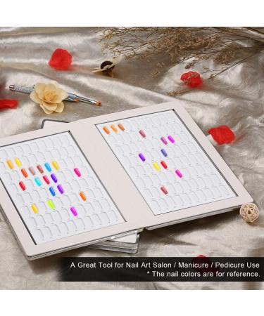 Anself Nail Chart Display Book with 240 Nail Tips - Green | Nail Polish Organizer - Buy Online on GoSupps.com