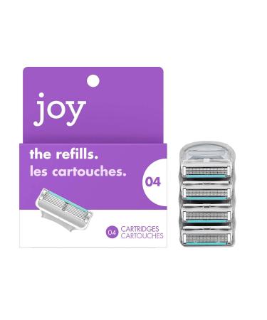 Joy The Refills 5 Blade Refill Cartridges 4 Count