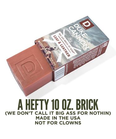 Duke Cannon Big Ass Brick of Soap - 10 oz Musky Scented Soap for Men - All Skin Types - Buy Online on GoSupps.com