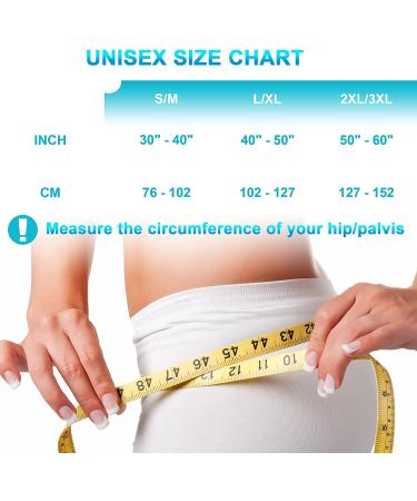 Nvorliy SI Joint Belt - Adjustable Sacroiliac & Sciatica Brace for Women - Hip Support for Lower Back, Pelvic, Sciatica, and Hip Pain Relief - L/XL - Buy Online on GoSupps.com